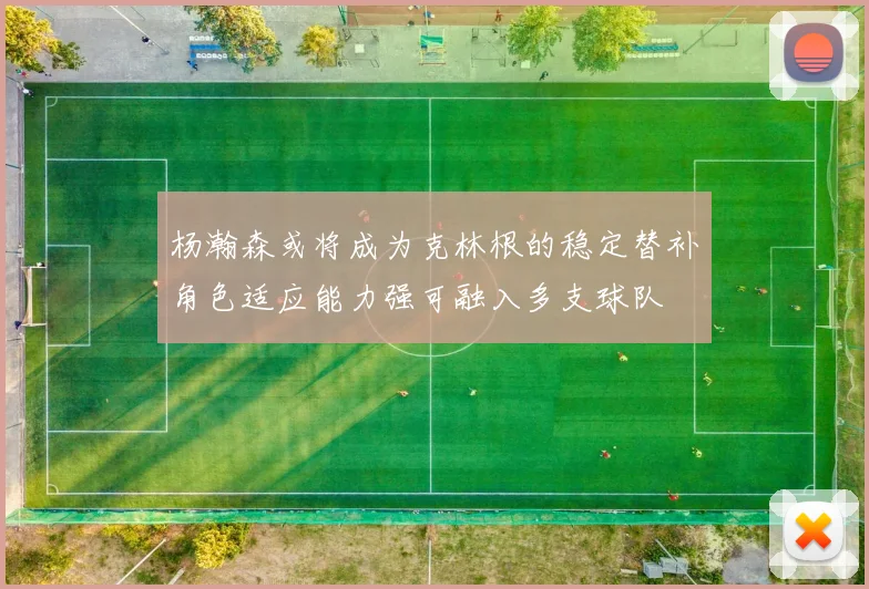 杨瀚森或将成为克林根的稳定替补角色适应能力强可融入多支球队